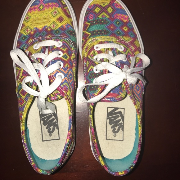 vans authentic print