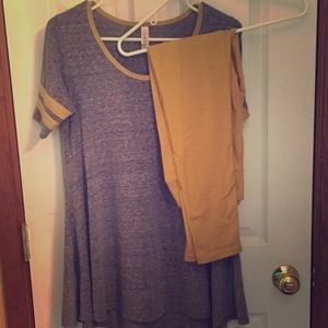 Lularoe Outfit. xxs perfect and os leggings