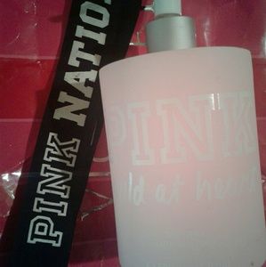 VS PINK LOTION & HEADBAND