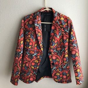 Zara Floral Blazer