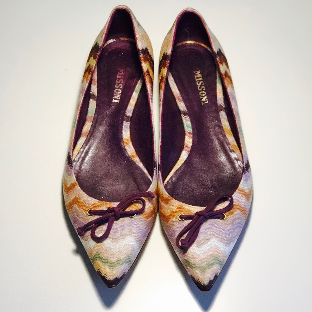 Missoni knitted flats (EU 39.5)