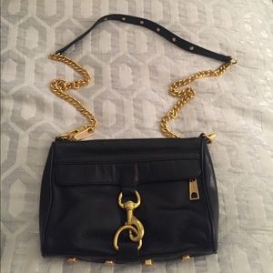 Rebecca Minkoff mini MAC black/gold