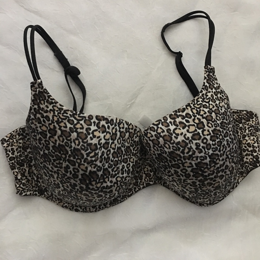 Rawrrrr! Leopard Print Gilligan & O'Malley Bra 40C