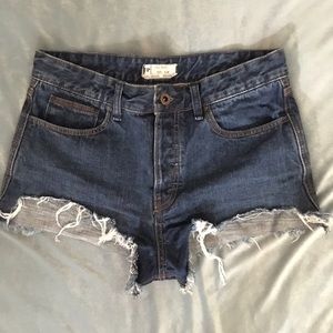Free People sharkbite shorts