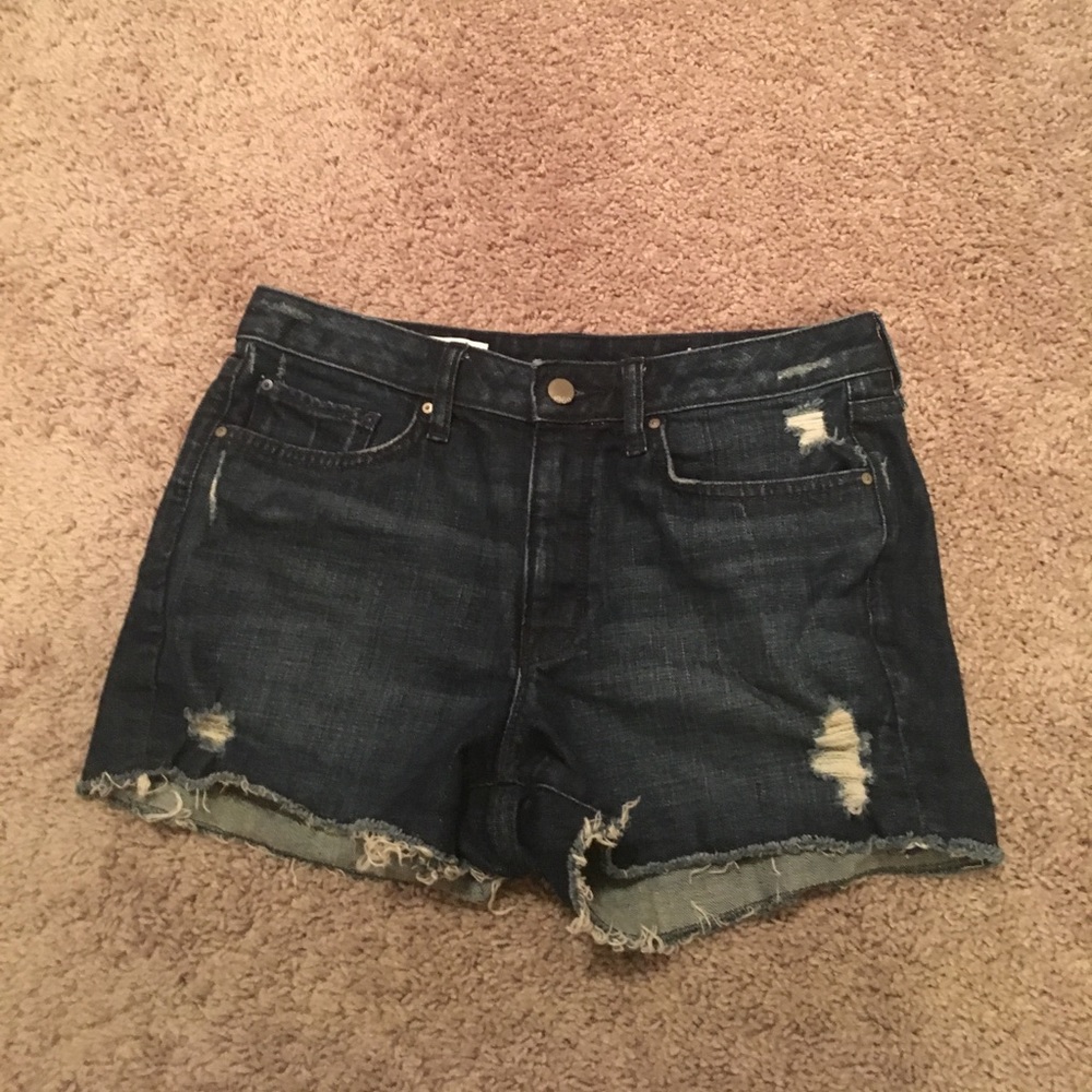 Gap 1969 Distressed Denim Shorts
