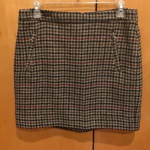 J. Crew Tweed Mini skirt
