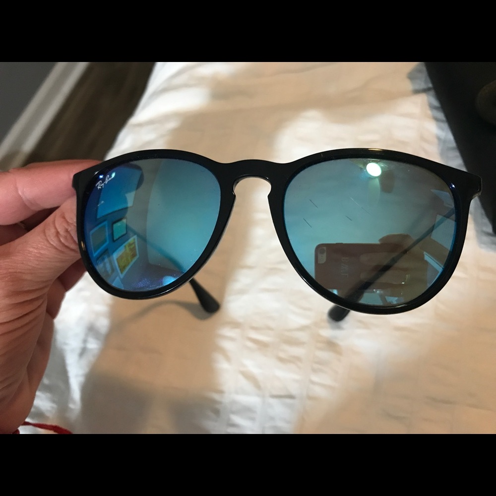 Ray-Bans - Erika with flash lenses