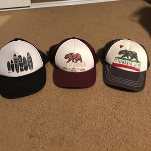 3 trucker Hats (together or separately)