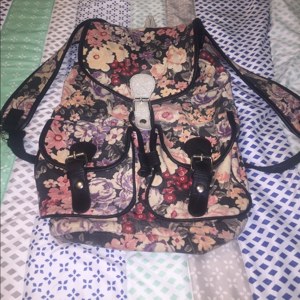 Floral backpack