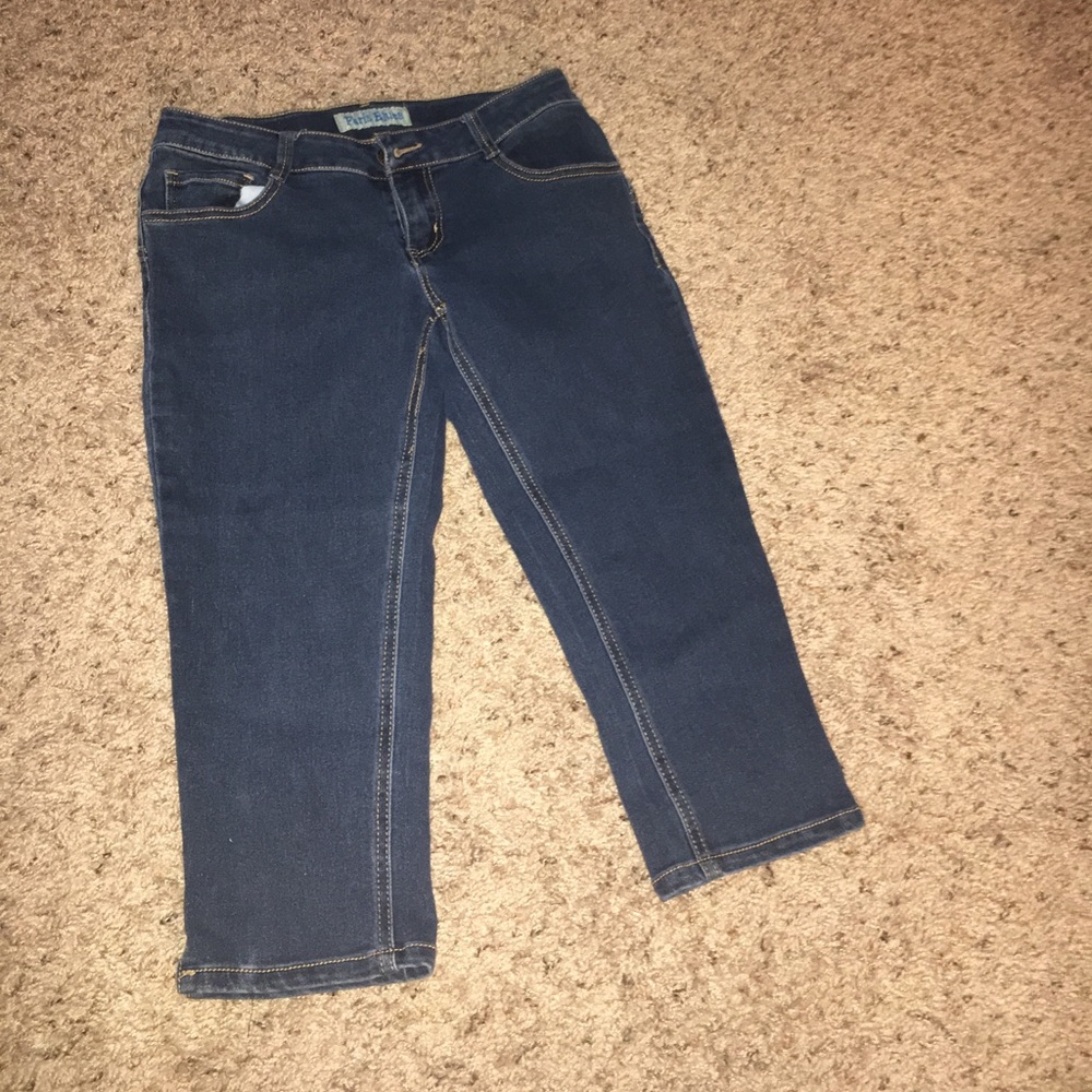 Blue capris