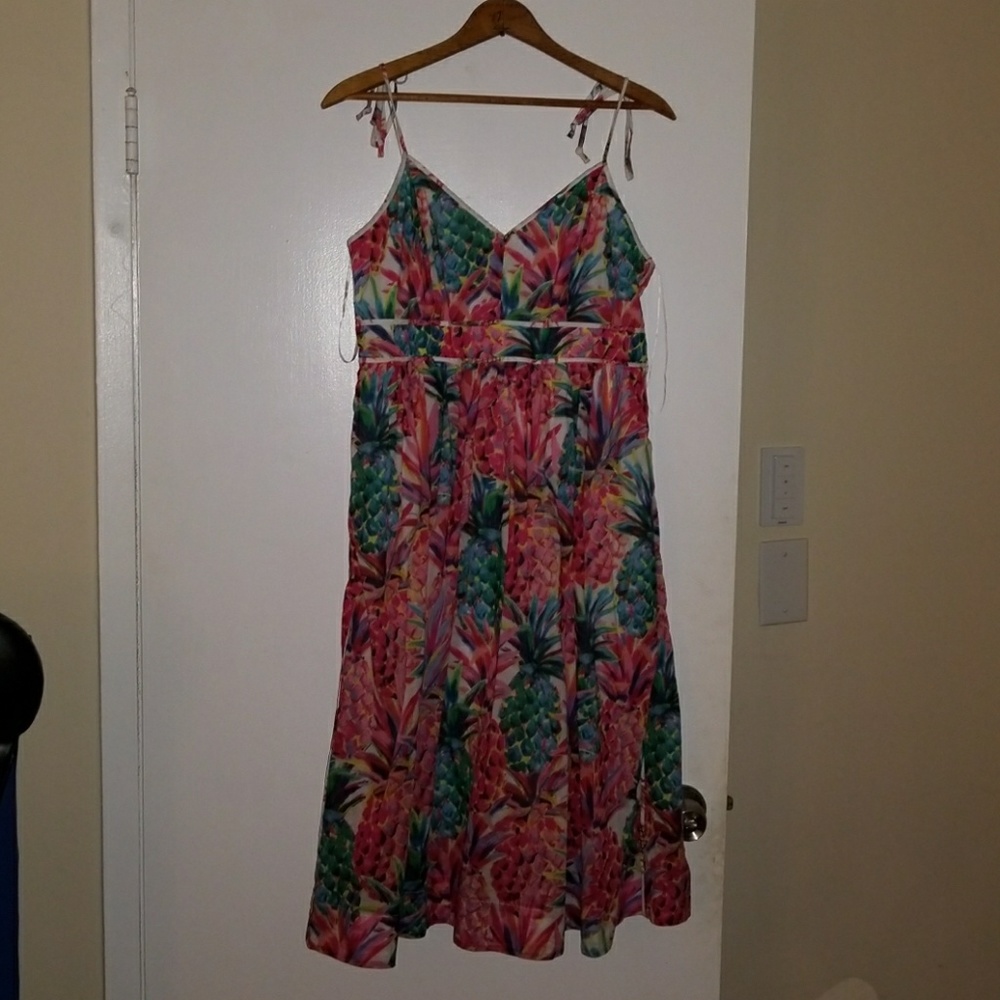 J.Crew Spaghetti Strap Bow Tie Strap Dress