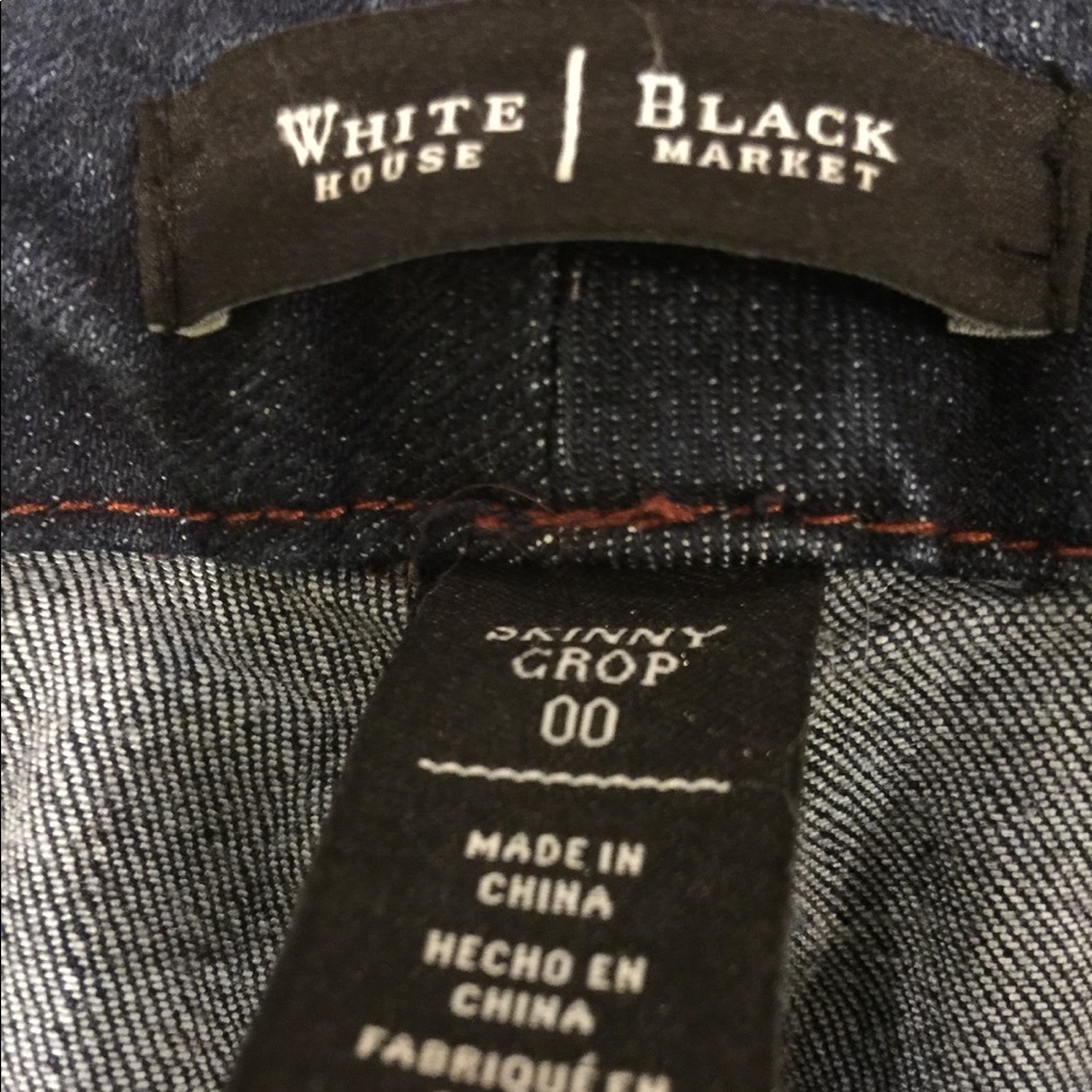 WHBM Skinny Crop Jeans