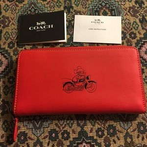Coach Mickey Mouse wallet.