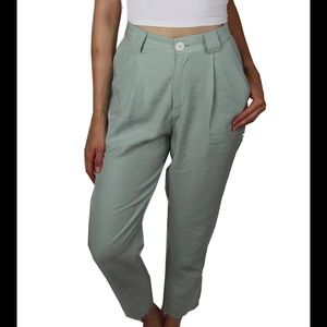 High waist ankle pants
