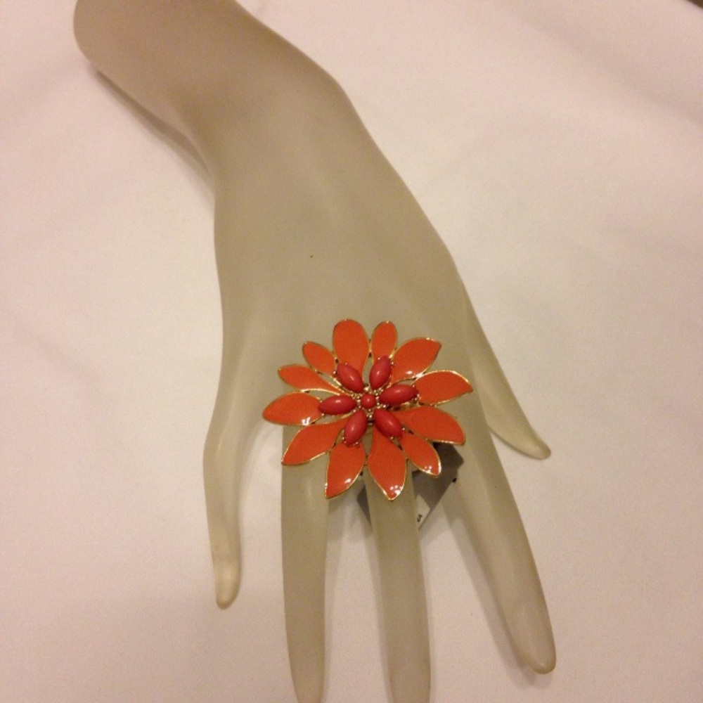 Flower Petal Fashion Ring