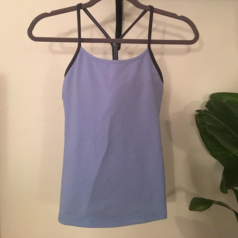 Light blue lululemon top