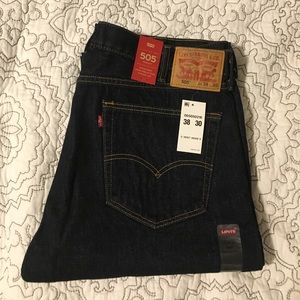 Men's Levi's 505 regular straight leg 38/30