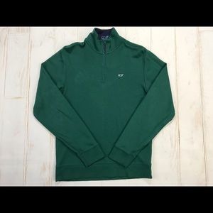 Vineyard Vines ForestGreen 100%Pima Cotton Halfzip