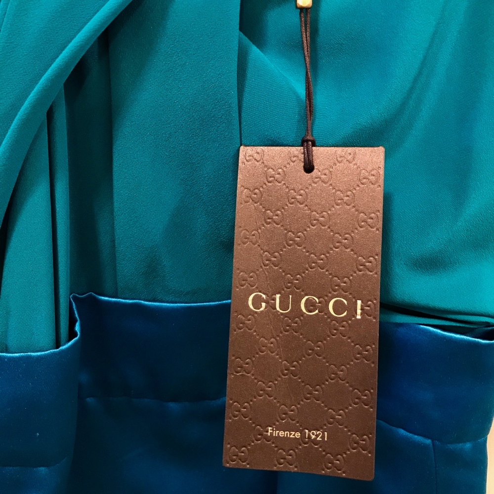 NWT! Gucci Runway 2011 Silk Twisted Strap Dress SZ
