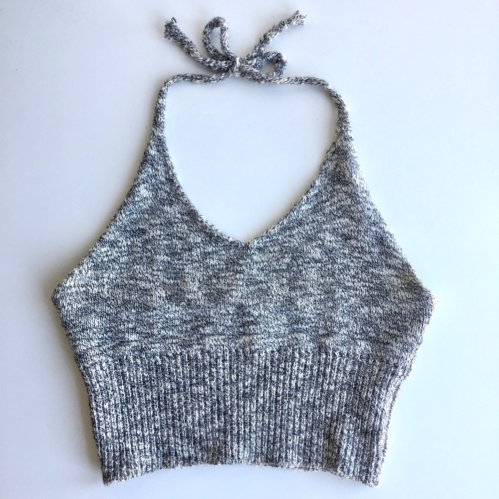 Fashion Nova Knit Halter Crop Top