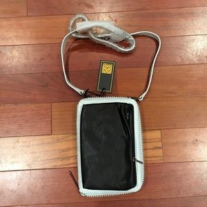 Pour La Victoire Julien Crossbody Organizer(White)