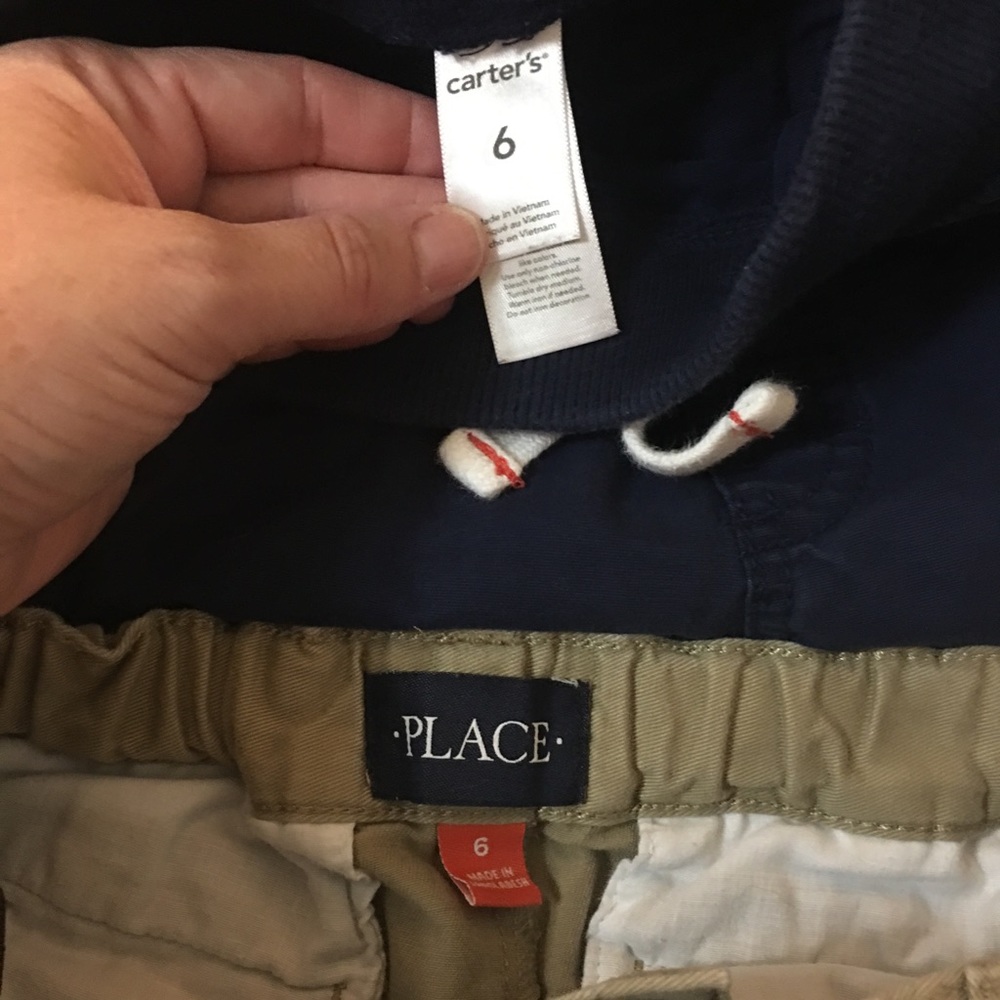 Lot of 2 Boys Khakis~ Children's Place and Carters