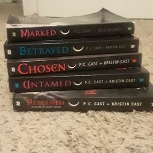 The house of Night books 1,2,3,4 and 12