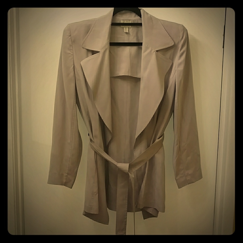 Lavender silk blazer