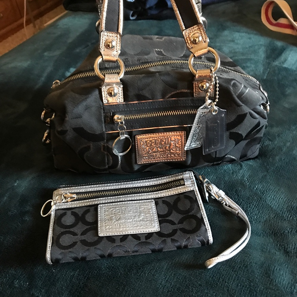 Coach poppy set RARE
