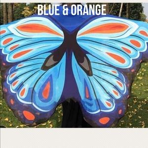 Butterfly, fairy, peacock wings, capes, costumes.