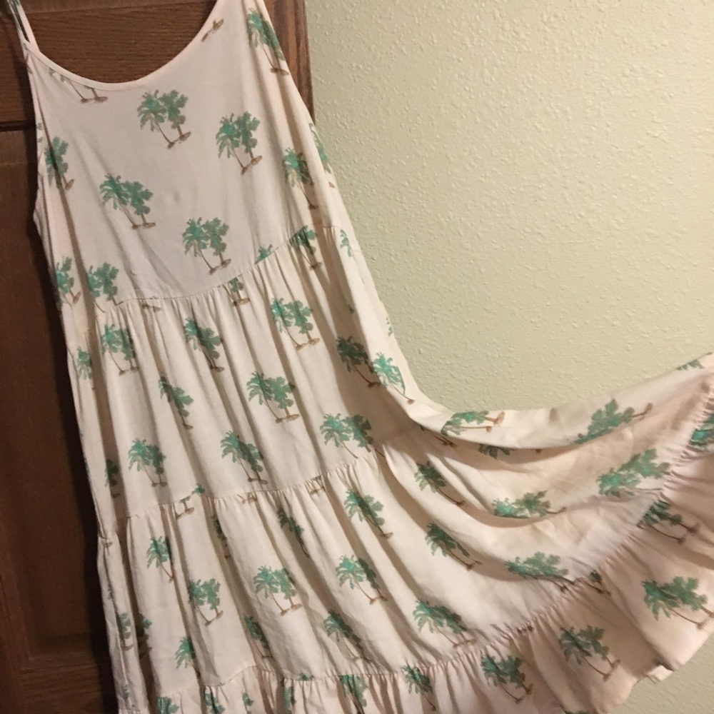 Altar'd state palm tree dress with open back S