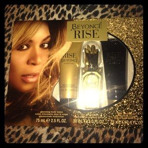 NEW Beyoncé RISE giftset: lotion,parfum,shower gel