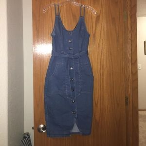 Denim dress