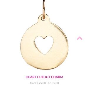 Helen Ficalora Heart Cut-out charm
