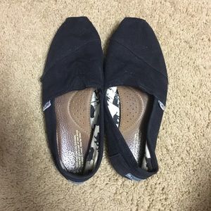Black toms barely worn!