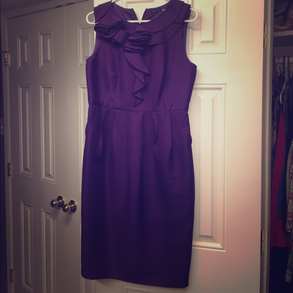 Magaschoni Collection- purple dress