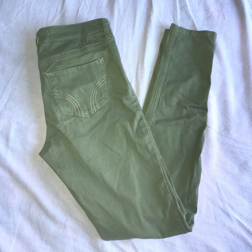 Dark army green Hollister pants