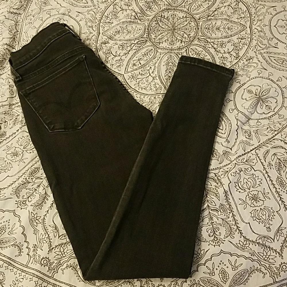 710  faded grey skinny jeans