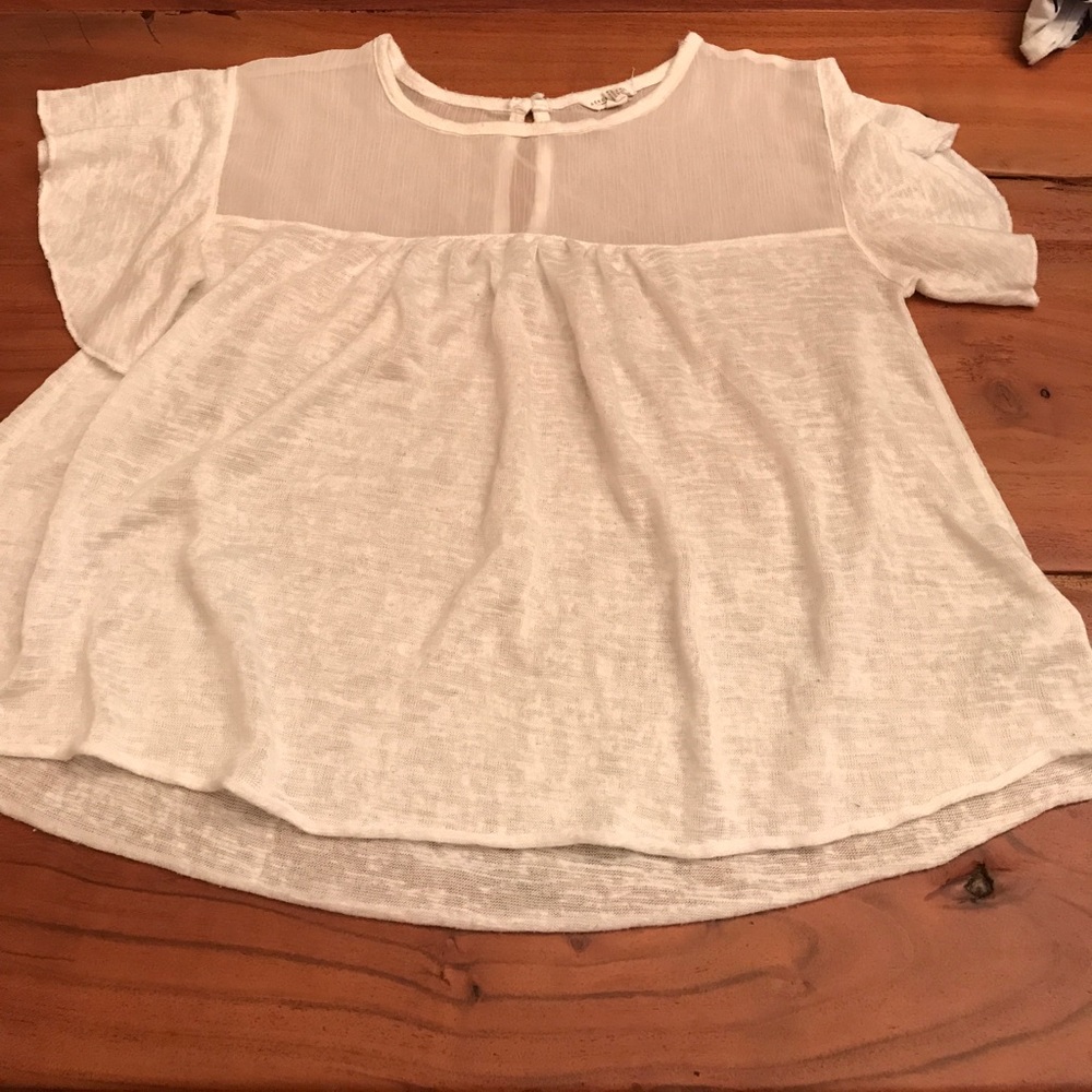 White See Through Shirt