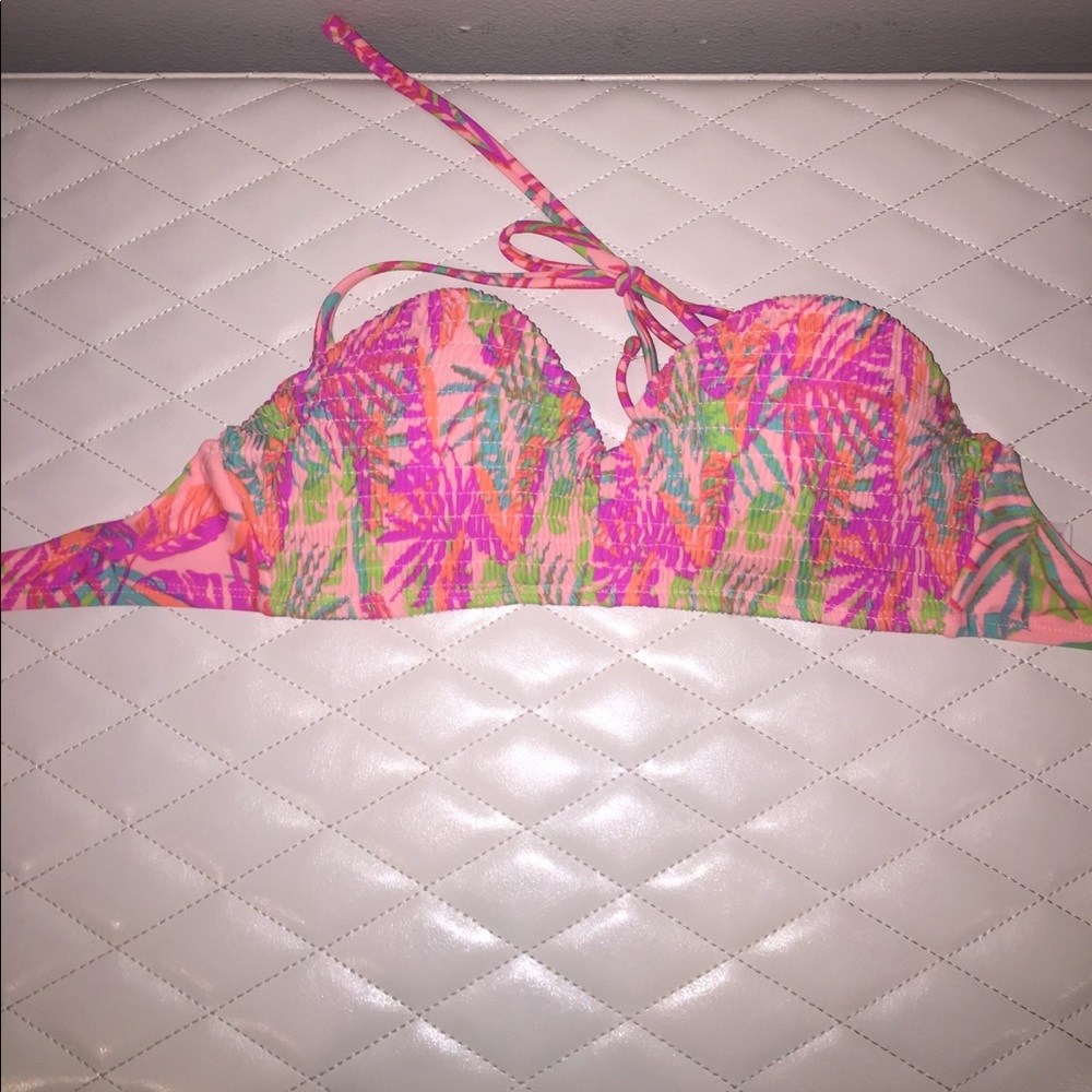 Tropical Pink Bathing Suit Top