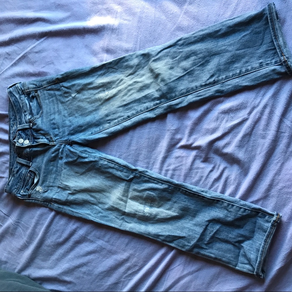 AEO cropped artist jeans size 4R