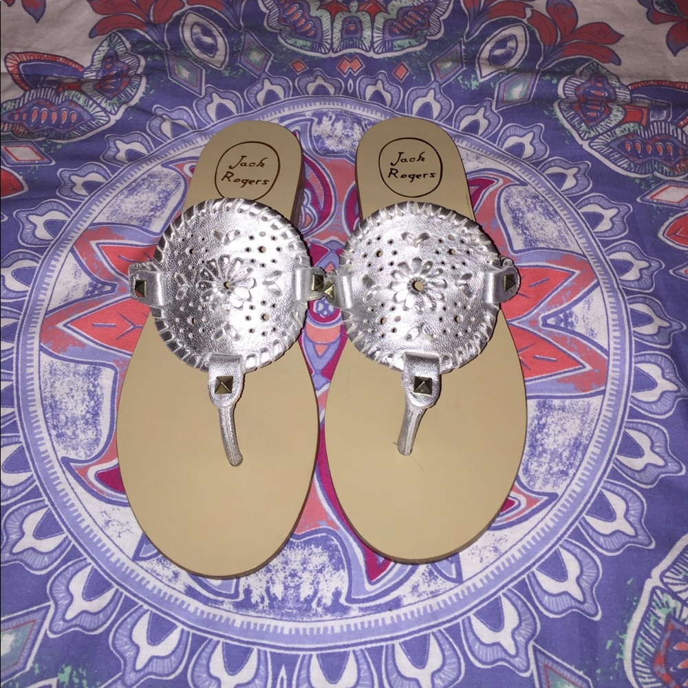 Jack Rogers Georgica Sandal - Silver