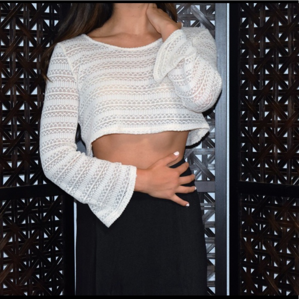 Lace crop top
