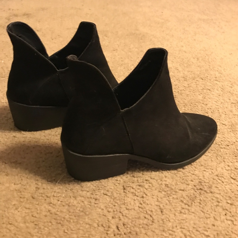 Black ankle boots