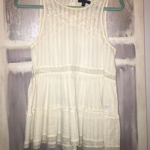 Cream American Eagle top