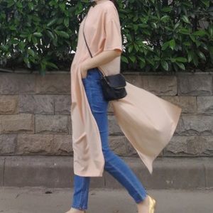 Loose thin split dress