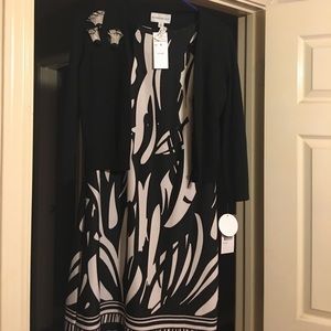 New Ronni Nicole B&w Dress /Sweater size 8