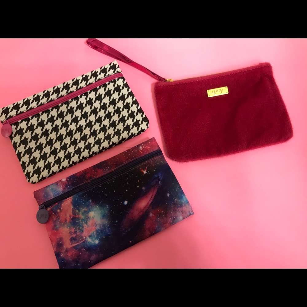 New IPSY Cosmetic or Change Purses, Lot of 3 - Picture 2 of 8