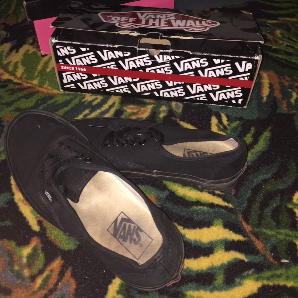 All black vans