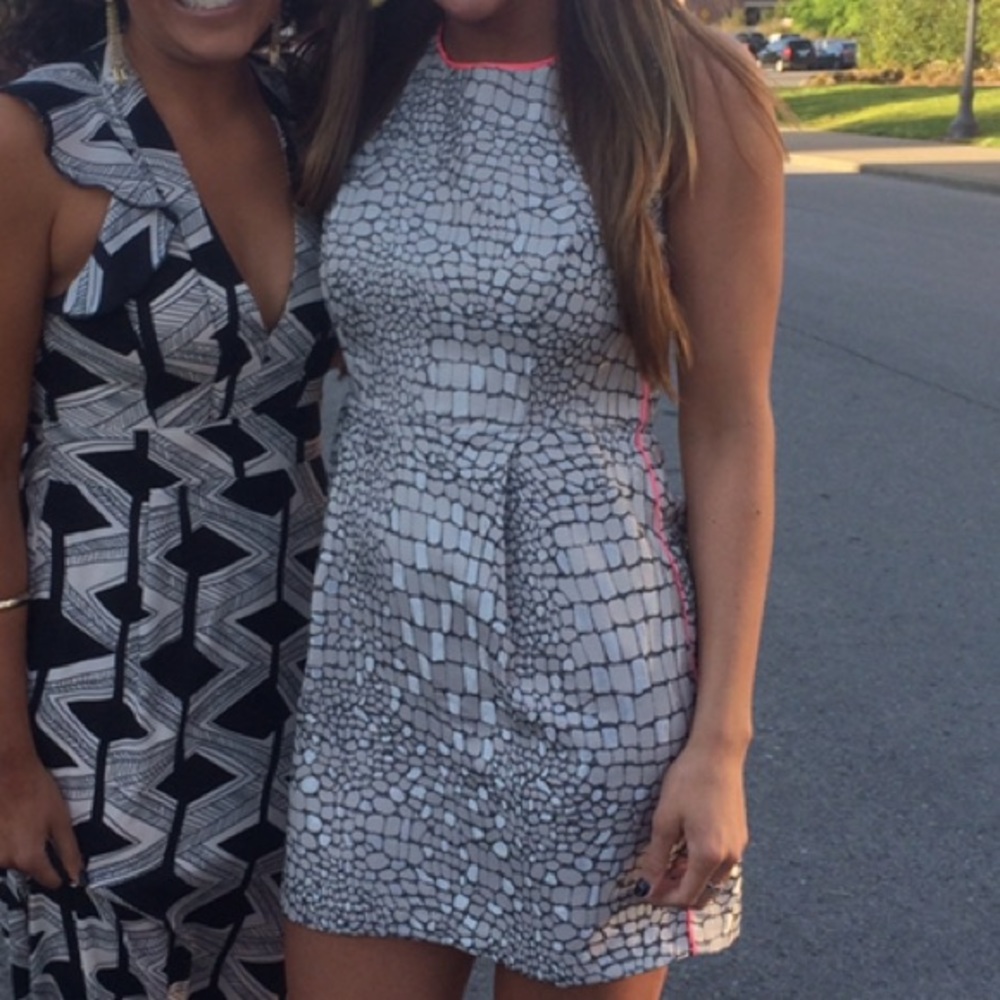 Boutique Snakeskin Cocktail Dress